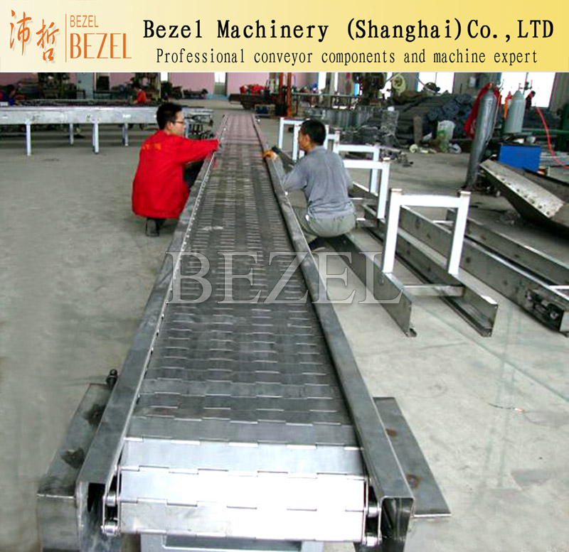 Stainless steel mesh belt conveyor line