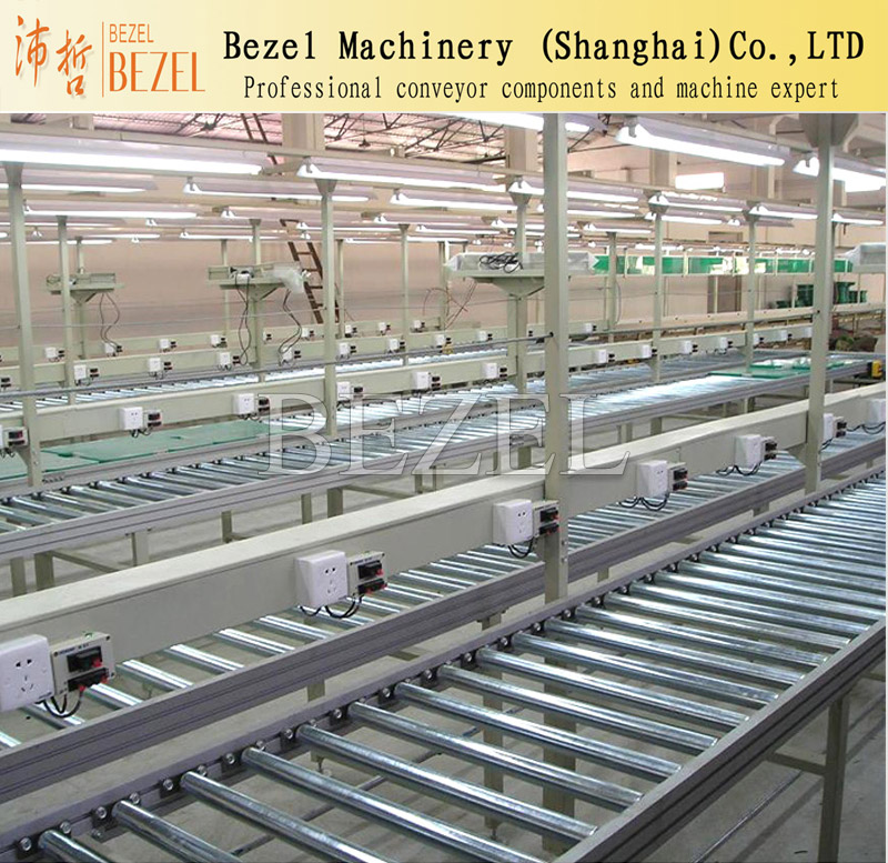 Electric roller conveyor line