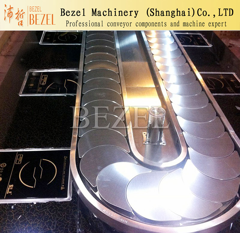 BZ-M309 stainless steel sushi chain conveyor