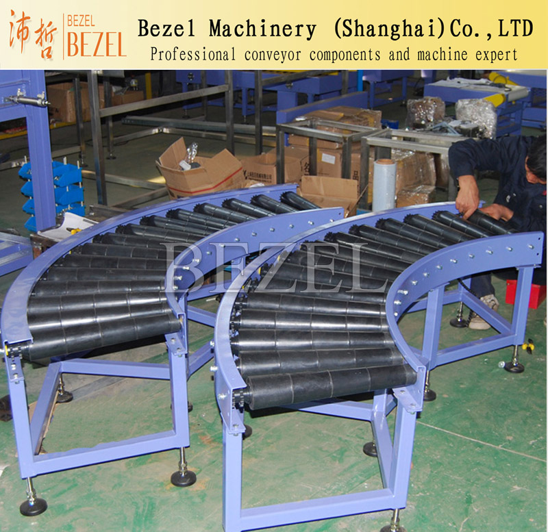 PVC roller turning conveyor