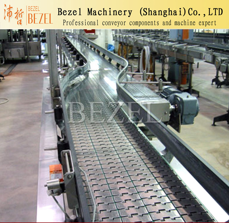 Stainless steel conveyor line