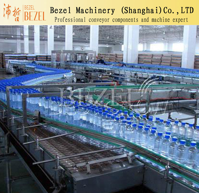 Mineral water drink conveyor